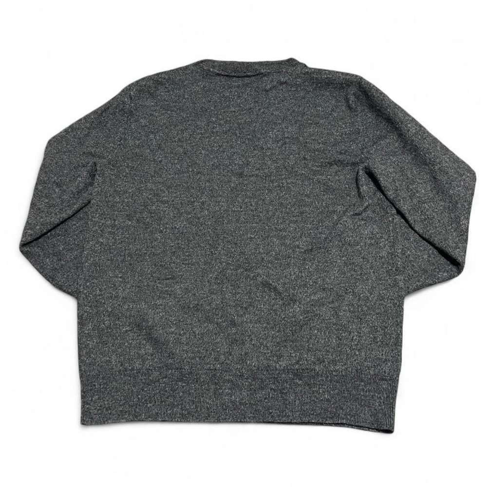 Banana Republic Italian Merino 100% Wool Dark Grey Sweater - Picture 2 of 4